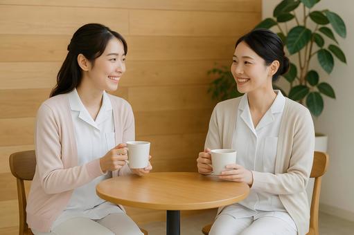 医師の休憩シーン 医師の休憩シーンの写真