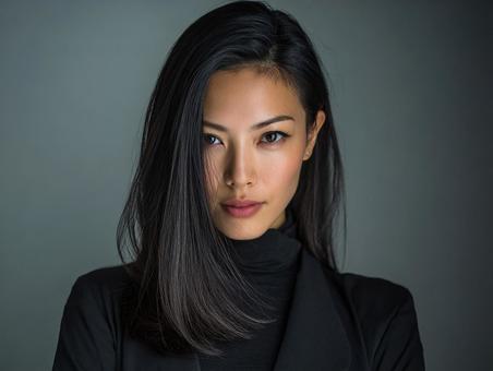 エレガントな女性ビジネスポートレート エレガントな女性ビジネスポートレートの写真