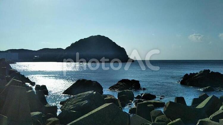 海底ポストが沈む周参見の海 スキューバダイビング,和歌山県の写真素材