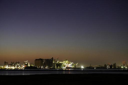 千葉みなとの夜景の写真