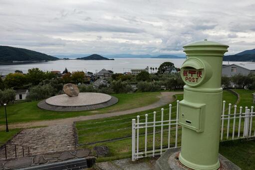 【小豆島】オリーブ公園 オリーブ公園,オリーブ,道の駅の写真素材