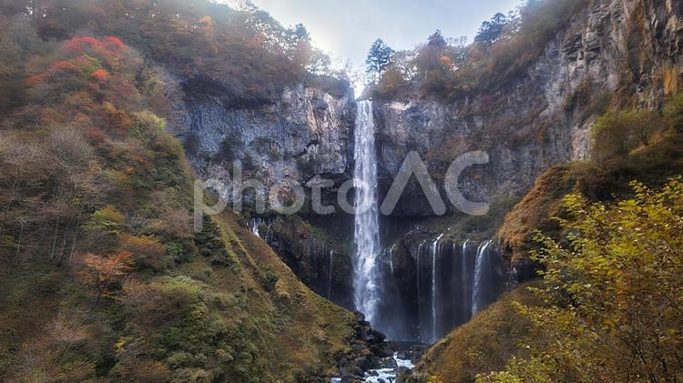 滝・華厳の滝 滝,華厳の滝,栃木の写真素材
