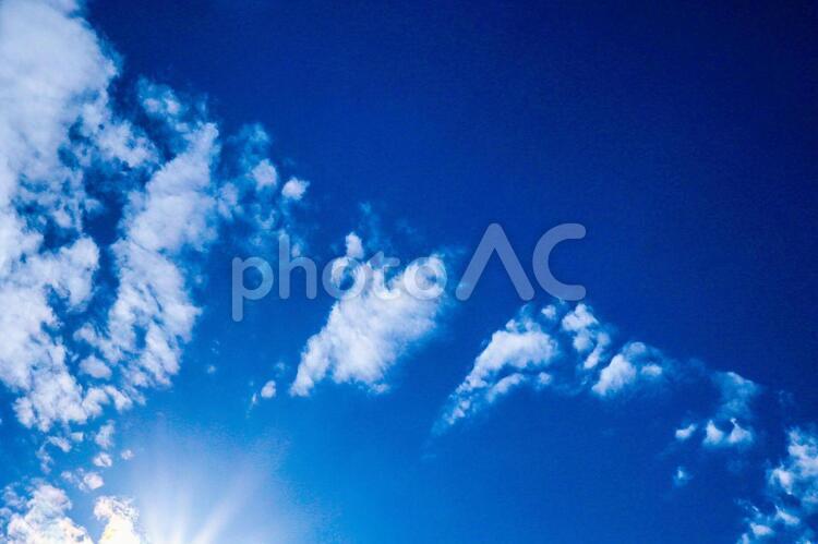 写真素材：青空と雲 15 青空,空,雲の写真素材