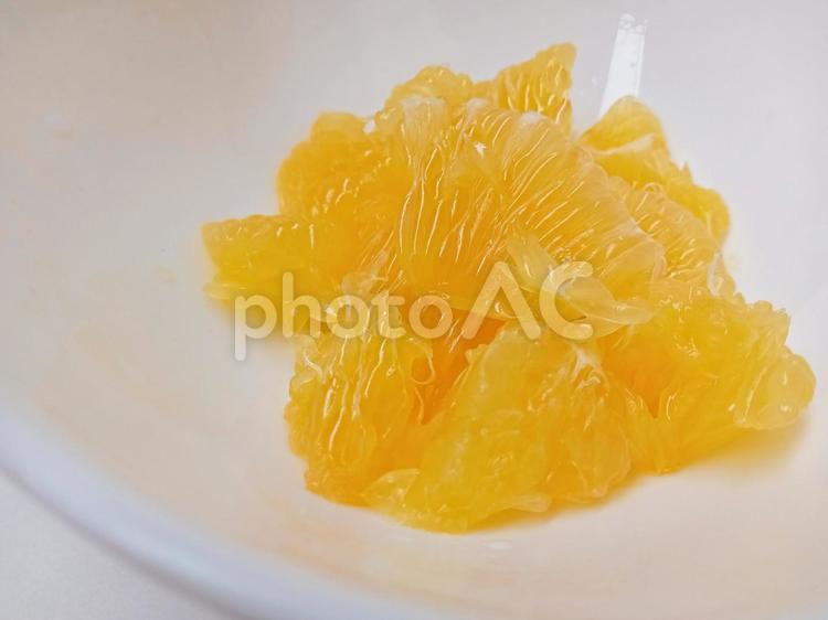 グレープフルーツのような河内晩柑薄皮なし 河内晩柑,かわちばんかん,河内ばんかんの写真素材