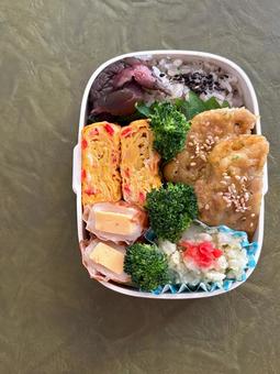毎朝作る娘弁当 玉子焼き,玉子,卵の写真素材