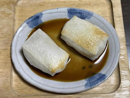 和食のお食事 和食のお食事 食事,焼きもち,餅の写真素材
