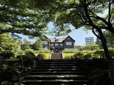 旧古河邸 旧古河庭園 7月 旧古河邸 旧古河庭園 7月 旧古河邸,旧古河庭園,洋館の写真素材