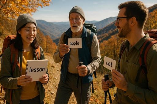 山道で学ぶapplelessoncat 山道で学ぶapplelessoncatの写真