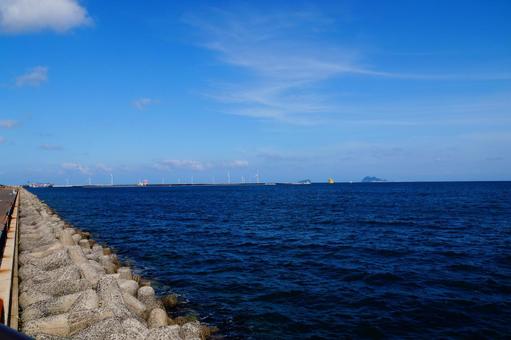 Photo, sea, sunny, blue, 