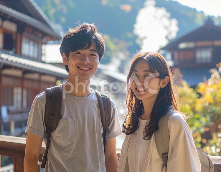旅行のイメージ写真 男女,カップル,デートの写真素材