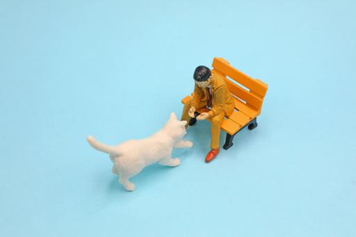 サラリーマンとじゃれ合う猫 サラリーマンとじゃれ合う猫 サラリーマン,男性,猫の写真素材