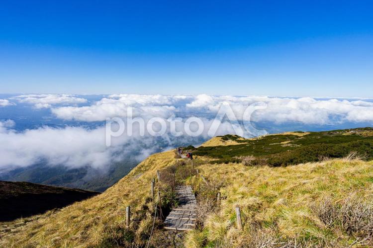 大山山頂 登山（鳥取） 登山,山頂,鳥取の写真素材