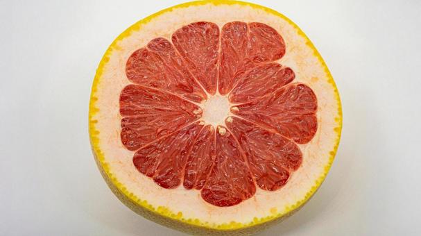 Cut ruby grapefruit, JPG Cut ruby grapefruit, JPG