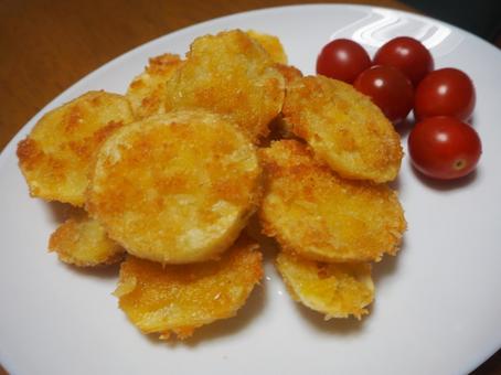 ポテトフライとミニトマト ミニトマト,ポテトフライ,揚げ物の写真素材