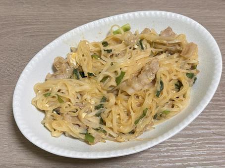 おうちでつくったタイ風焼きそば パッタイ おうちでつくったタイ風焼きそば パッタイの写真