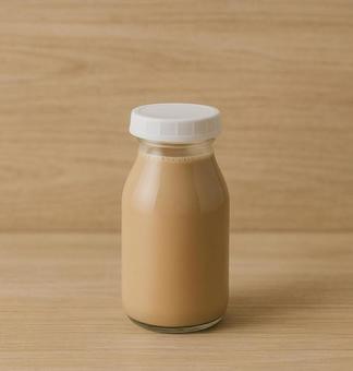 瓶入りコーヒー牛乳 瓶入りコーヒー牛乳の写真