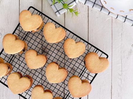 Photo, raisin sand cookies, raisin sandwich, butter sandwich, 