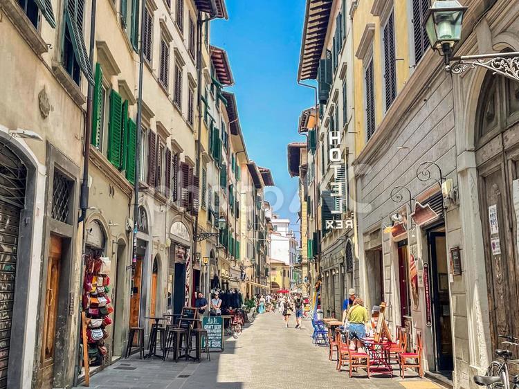 フィレンツェの街並み　イタリア フィレンツェ,イタリア,ヨーロッパの写真素材