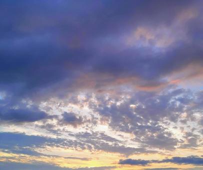 夕暮れの空 夕暮れの空の写真