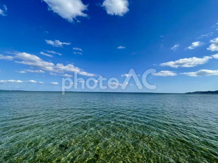 夏　海　風景 夏,海,風景の写真素材