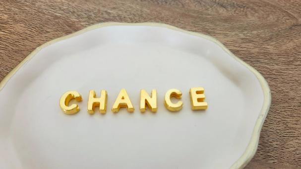 CHANCE CHANCE チャンス,タイミング,機会の写真素材