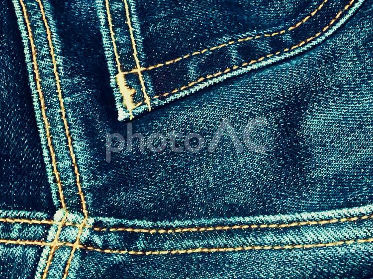 デニムの風合い 綿,衣類,裁縫の写真素材