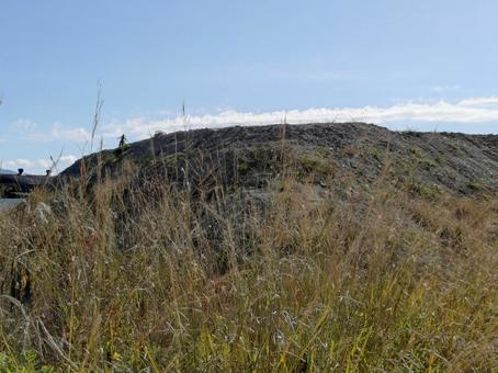 残土 開発,盛り土,工事現場の写真素材