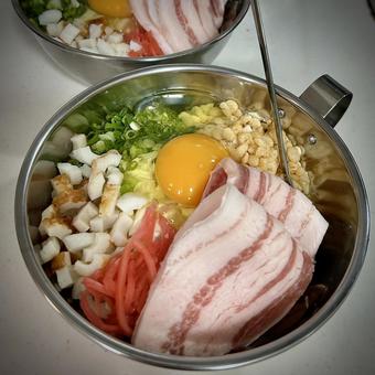 お好み焼き豚玉 お好み焼き豚玉 旦那飯,男の料理,手料理の写真素材