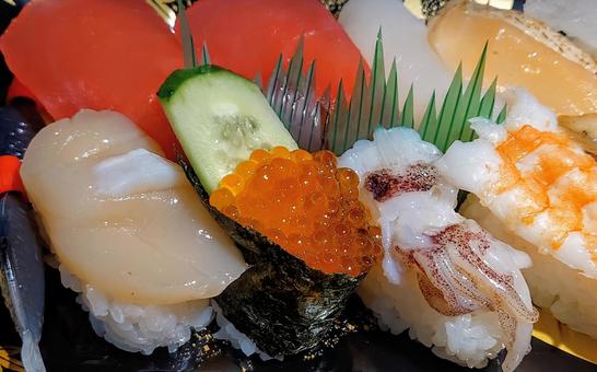 Take-out sushi packs, JPG