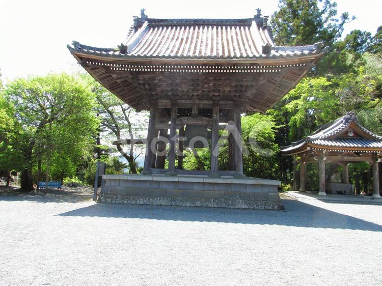 山梨県-久遠寺-大鐘 久遠寺,寺,身延山の写真素材