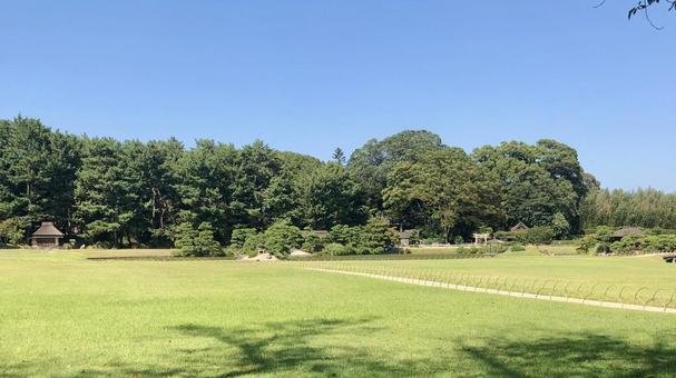 名庭 名庭 後楽園,庭園,公園の写真素材