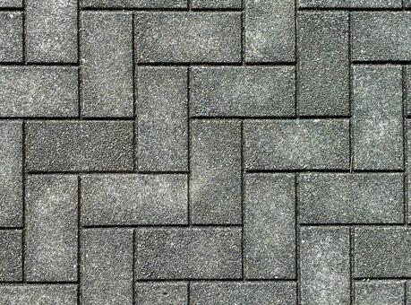 レンガ調の床　グレー 石畳,舗装,コンクリートの写真素材