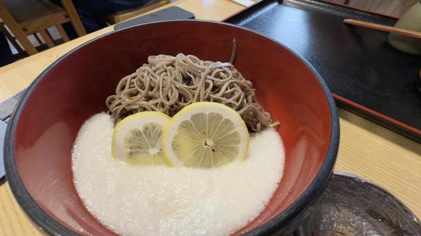 信州蕎麦とろろレモン手打ちそば 信州蕎麦とろろレモン手打ちそば そば,蕎麦,とろろとの写真素材