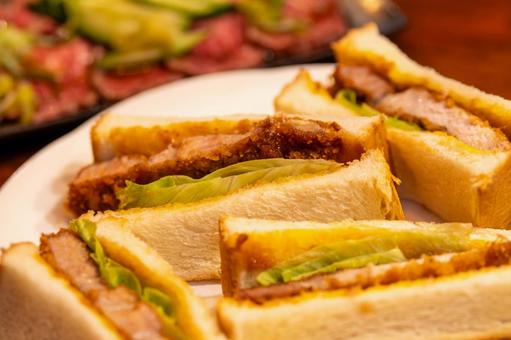 美味しいカツサンド カツサンド,パン,とんかつの写真素材