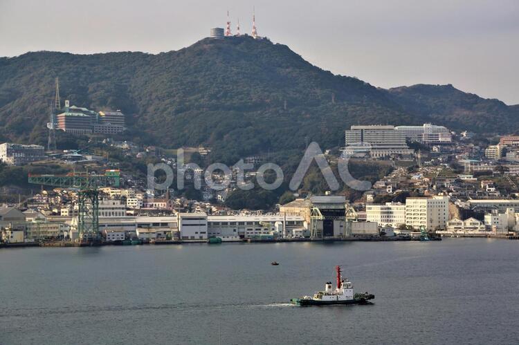 「長崎港」風景2(長崎県) 長崎港,長崎県,長崎市の写真素材
