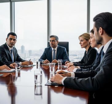 ビジネスミーティング ビジネスミーティングの写真