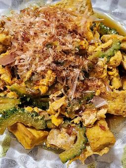 Photo, goya champloo, bitter gourd, summer vegetables, 