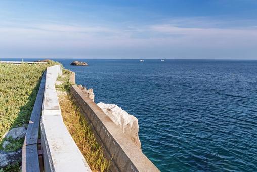 白崎海洋公園より海を臨む 白崎海洋公園より海を臨む 白崎海洋公園,海,海岸の写真素材