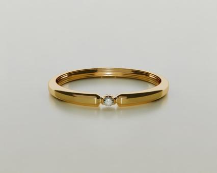 宝石が輝くゴールドの指輪の3DCG 宝石が輝くゴールドの指輪の3DCG 結婚指輪,指輪,リングの写真素材