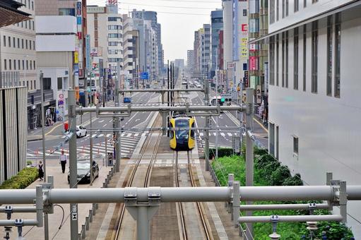 Photo, light line, utsunomiya light rail, tram, 