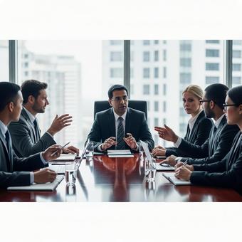 ビジネスミーティング ビジネスミーティングの写真