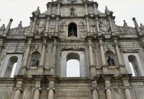セントポール天主堂跡 セントポール天主堂跡,マカオ,澳門の写真素材