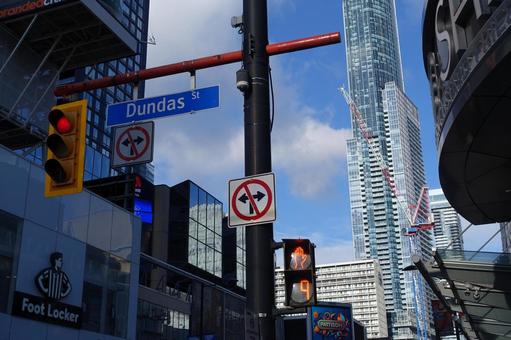 DUNDAS(トロント・ダウンタウン) DUNDAS(トロント・ダウンタウン) カナダ,トロント,torontoの写真素材