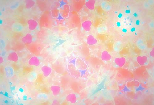 Kaleidoscope background/sequins/heart, JPG Kaleidoscope background/sequins/heart, JPG