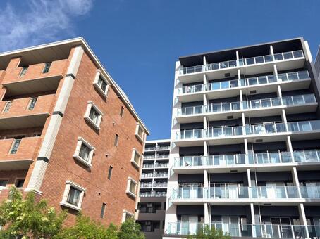 ファミリー向けマンション（イメージ） 新築マンション,低層マンション,低層の写真素材