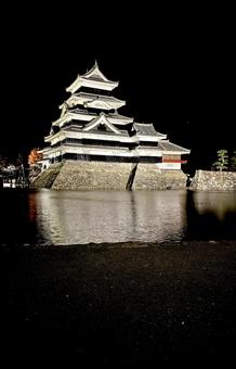 松本城 松本城,城郭,天守閣の写真素材