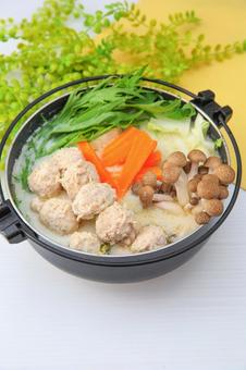 鶏団子鍋 鶏団子鍋 鶏団子鍋,鶏,鍋の写真素材