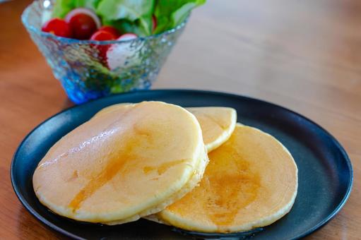 パンケーキの朝食 パンケーキの朝食 パンケーキ,朝食,朝ごはんの写真素材