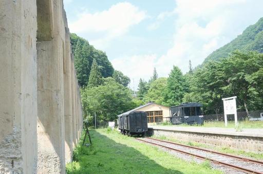旧太子駅 廃線,駅,旧太子駅の写真素材