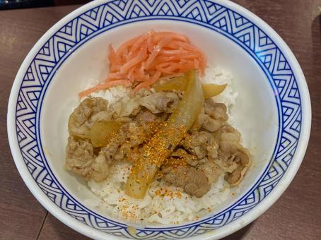 牛丼 牛肉 またねぎ 牛丼 牛肉 またねぎの写真